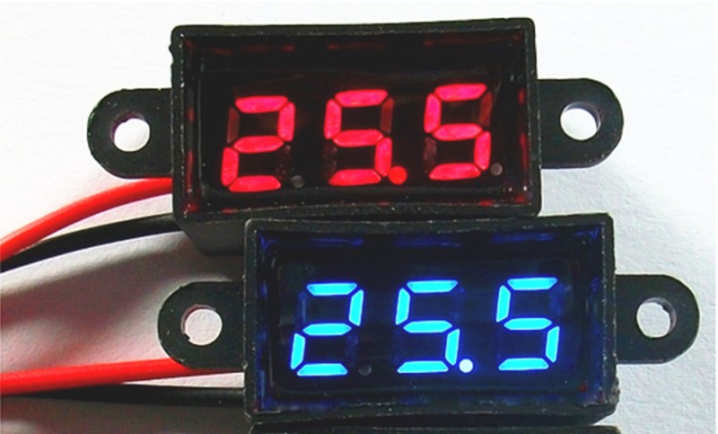 (image for) Waterproof Mini Digital Voltage Check Meter with Receiver Plug